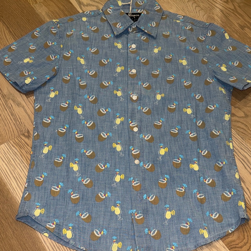 Bonobos Standard Fit Coconut Drink Button Down NWT